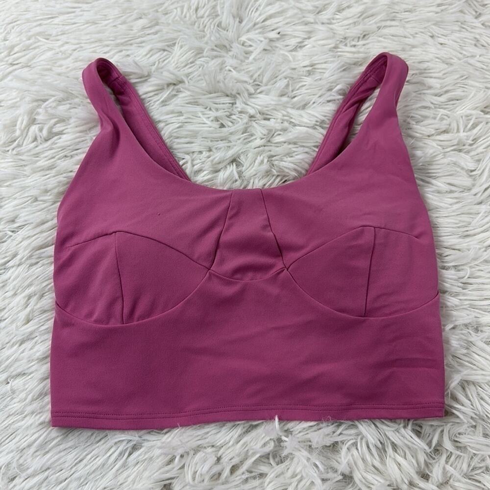 Lululemon Nulu Front-Darting Yoga Bra *Light Support, B/C Cup Pink Blossom